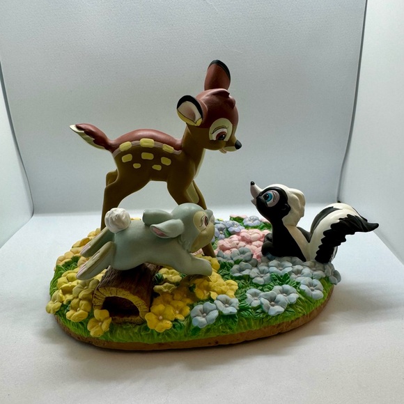 Walt Disney's Animated Classics Bambi with Thumper & Flower Figurine - Picture 5 of 8